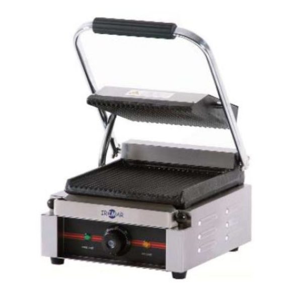 Plancha Grill Eléctrica con tapa, Ranurada GR-340 RR IRIMAR